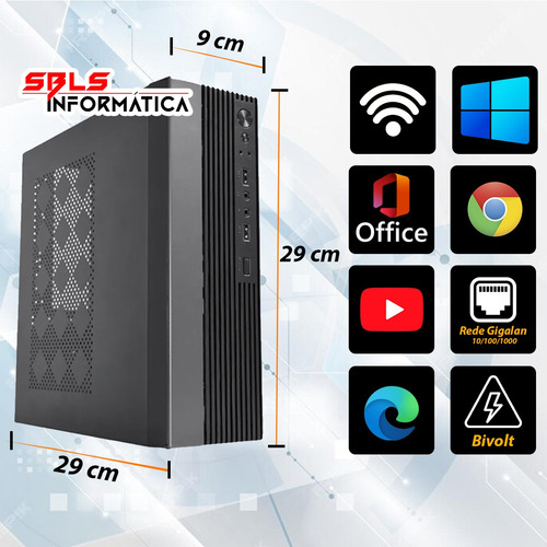 Cpu Mini Monitor 19 Intel Core I5 9a Ger 16gb Ssd480gb Win10