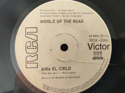 Vinilo Single De Middle Of The Road Bottoms Up(w98-w190
