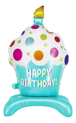 Globo Muffin Inflado 89x50.5cm - Fiesta Mágica Muffin