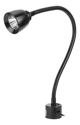 Lámpara Led Cuello De Ganso Flexible De 7w C/base Magnética