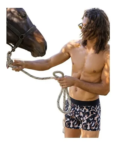 Boxer animal print hombre sale