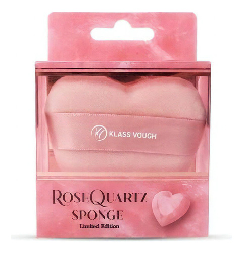 Esponja Para Maquiagem Klass Vough Rose Quartz Sponge Pf-740