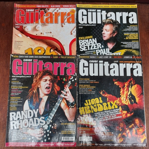 Imagem 7 de 7 de Lote 16 Revistas Antigas Cover Guitarra