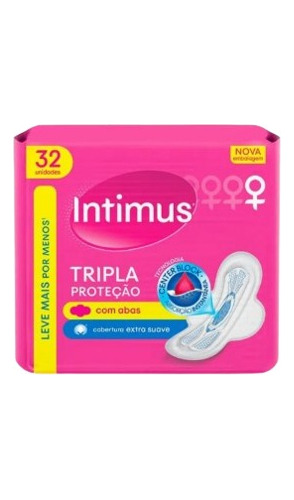 Absorvente Intimus Suave C/abas C/32 Unidades