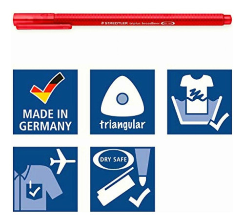 Staedtler Triplus Broadliner 338 Tb20-c Rotulador Para