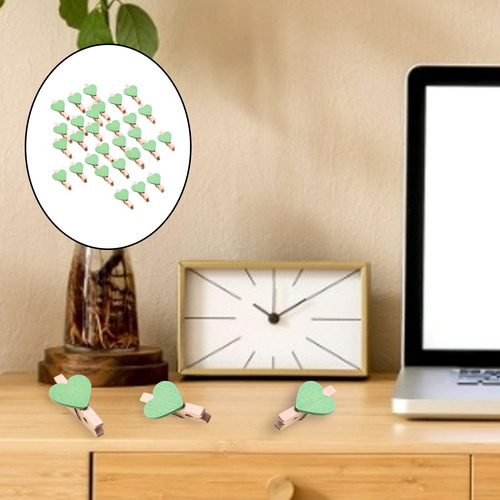 Clip De Papel Fotográfico Mini Clip De Decoración De Verde