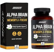 Comprar Onnit Alpha Brain Premium Nootropic Brain Supplement, 90 Cou