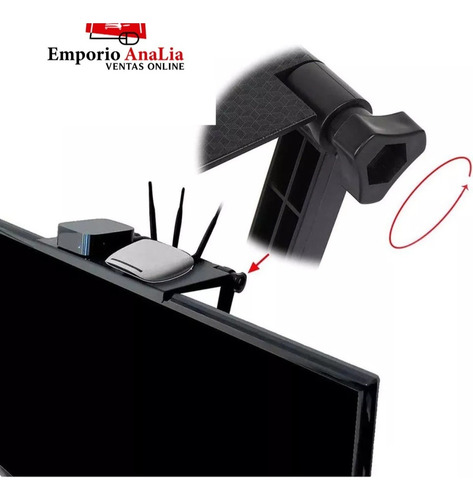Repisa Plegable Soporte Sobre Pantalla Tv Para Decodificador