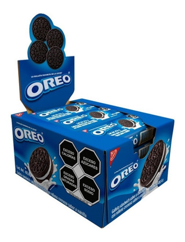 Galleta Oreo Sándwich Caja Con 9 Paquetes de 4 Galletas De 45.6 Gr	