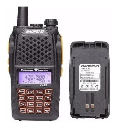 Radio Ht Walk Talk Dual Band Uhf Vhf Fm Baofeng Uv-6r 7w