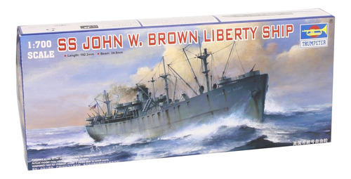 Maqueta Barco Carguero John W. Brown Liberty Ship 1/700