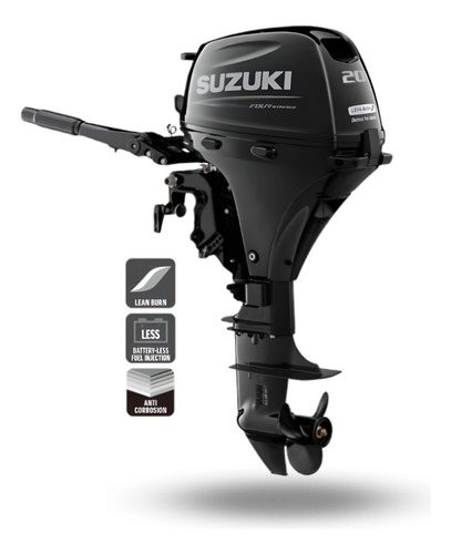 Motor De Popa Suzuki Df 20 As, 4 Tempos Poddium Náutica