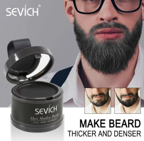 Imagen 2 de 10 de Sombra Sevich Cubre Canas Y Calvicie Barba Colores 4grs.
