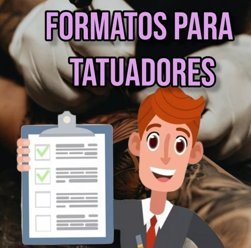 4 Formatos Digitales Tatuaje Consentimiento Informado Tattoo