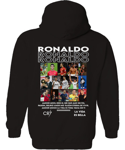 Sudadera Cristiano Ronaldo Cr7 Amor Mio Goat 