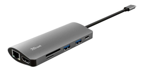 Adaptador Trust Multipuerto Usb - C 7 En 1 Ref 23775