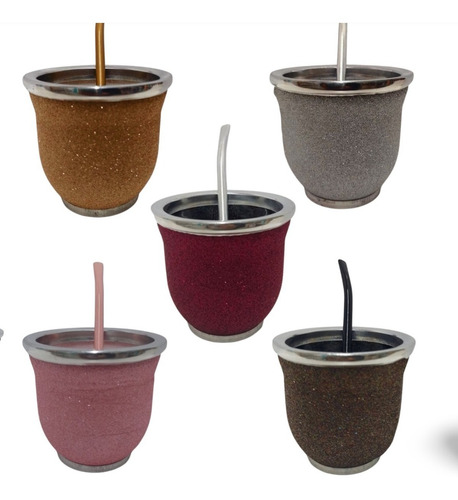 Imagen 3 de 6 de 24 Mate + Bombilla Crazy + Packing Base Aluminio - Mayorista