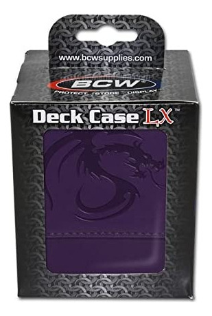 Bcw Deck Case Lx Game, Purple