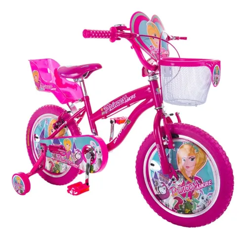 Bicicleta Ni a Princesa Rin 16 Ruedas Auxiliares Ontrail