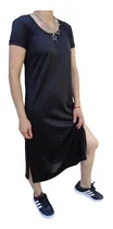 Comprar Maxi Vestido Largo Manga Corta De Modal - 2330 Indumentaria