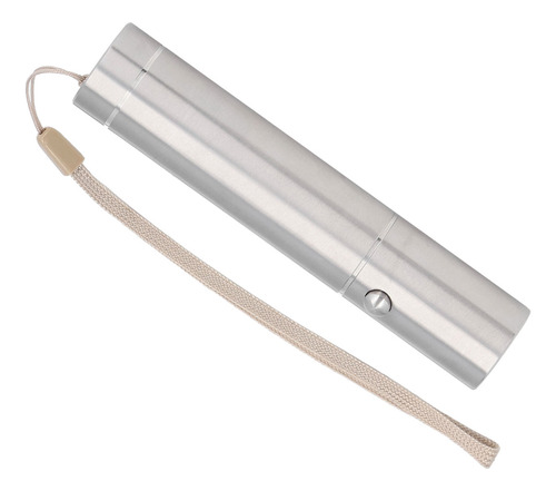 Mini Linterna Portátil De Acero Inoxidable, 3 Modos Y