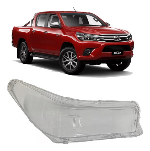 Lente Optica Acrilico P/ Hilux Srx 2016 2017 2018 2019 2020