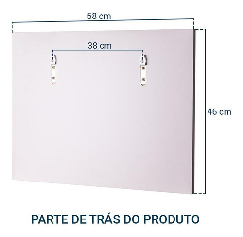 Armario Espelheira Para Banheiro Delta (já Vem Montado)