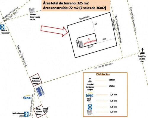 Imagem 2 de 2 de Oportunidade Terreno Para Venda Jardim São Luiz - Te00013 - 67749729