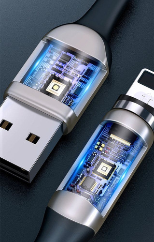 Cabo Baseus Usb-a Lightning 2m Preto + Usb-c