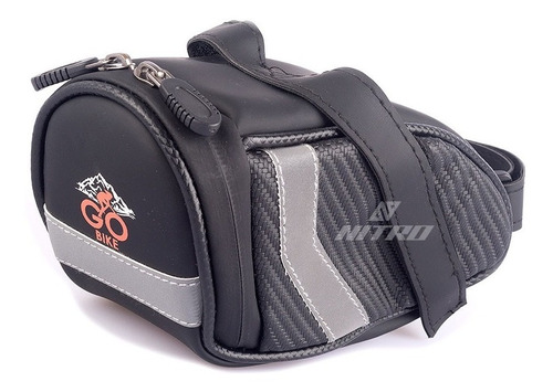 Bolso Bajo Asiento Go Bike Impermeable C/reflex 18x9cm