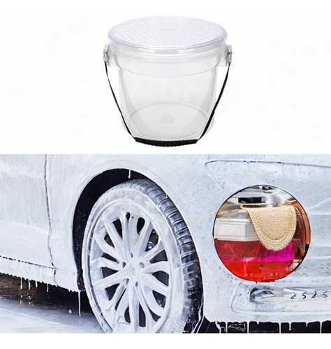 Cubeta Transparente Para Lavado De Autos