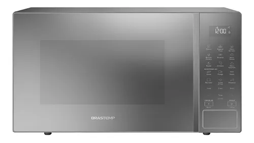 Micro-ondas 32 L Com Menu Gourmet Bms46ar Cinza Brastemp