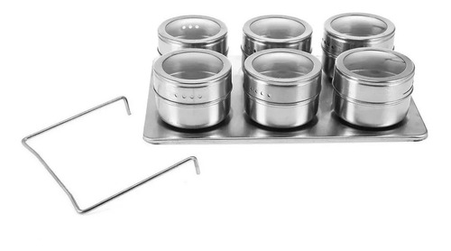 Especieros Frascos Condimentos Cocina Magnéticos Metal