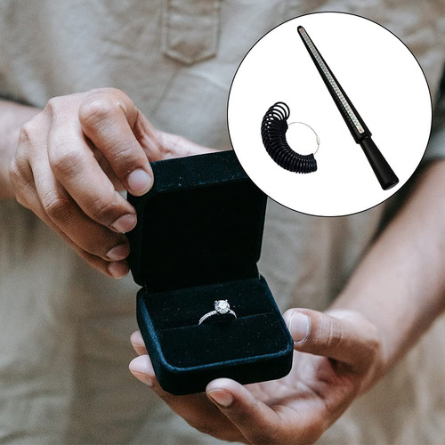 Medidor Número De Anillos + Probador De Dedos
