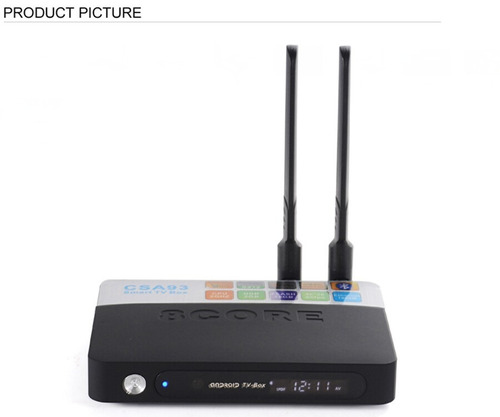 Android Tv Box 7.1 Csa93 4k 3gb 32gb Octacore Canales Regalo