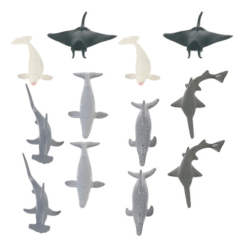 2 Sets De Simulación De Animales Marinos, Modelos De Animale