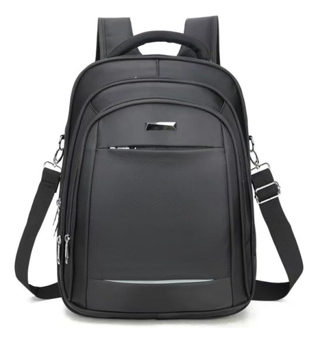 Mochila Bolsa Notebook Impermeável Executiva Escolar Facul Cor Preto