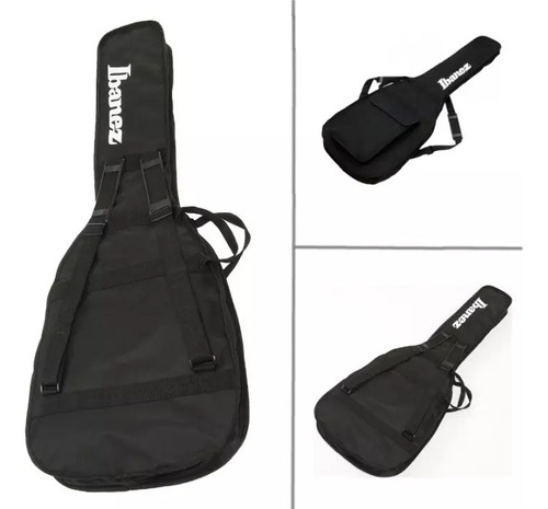 Estojo Ibanez para guitarra elétrica Rg Strato, cor preta Les Paul Sg