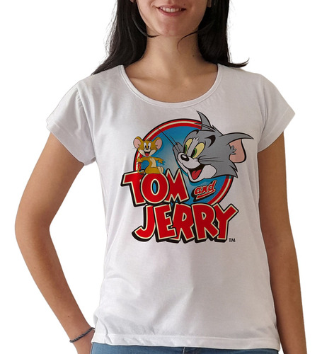 Remera Tom & Jerry Comic Mujer Purple Chick