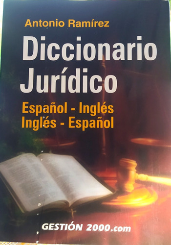 Libro Diccionario Jurídico: Español-inglés, Inglés-español  