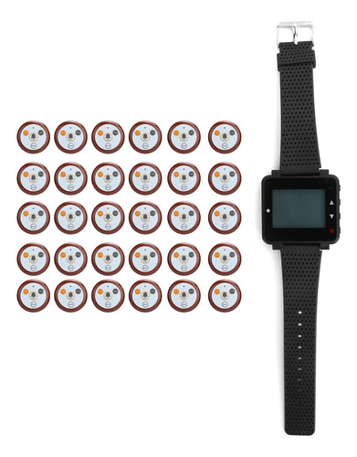 Imagen 8 de 9 de Restaurante Inalámbrico Paging Sistema De Llamadas Reloj Rec