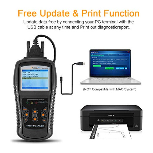 Escáner Obd2 Mejorado De Astroai, Os720 Professional Obd Ii