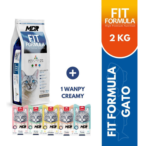 Fit Formula Gato 2kg + Wanpy Creamy | Mdr