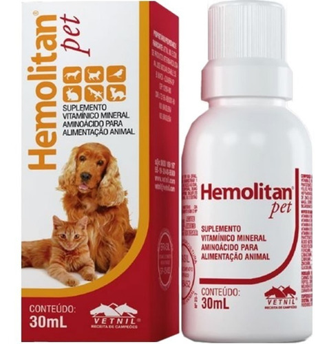 Hemolitan Pet Perro/gato Suplemento Vitamínico Mineral30m Np