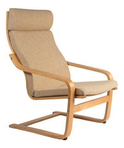 Imagen 4 de 9 de Sillon Volgar De Lino Nordico Importado Poltrona