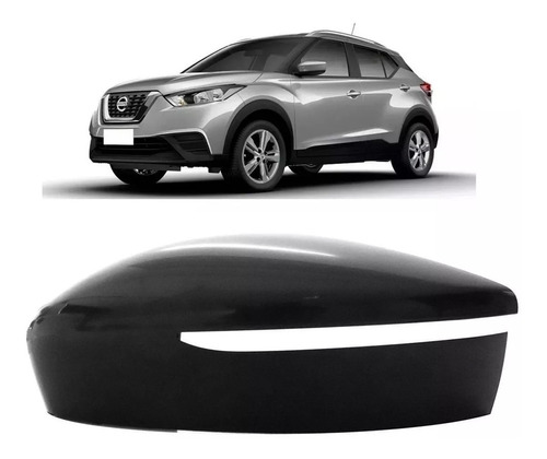 Cacha Espejo Nissan Kicks 2017 2018 2019 C/giro P/pintar Izq