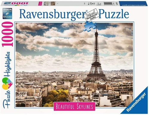 Rompecabezas Ravensburger 1000 Piezas Paris Puzzle La Plata