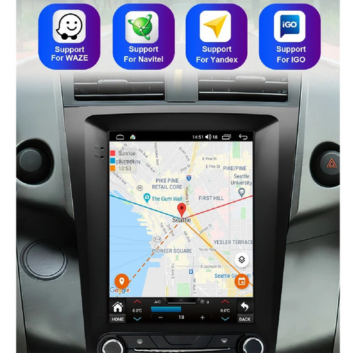 Central Multimídia Android Tesla Civic G10 2016-20 8/core 4g