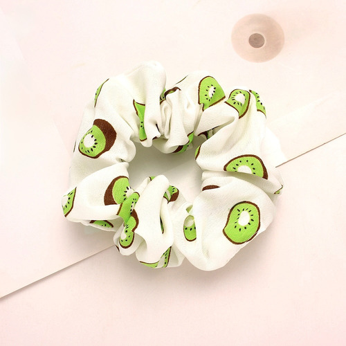 12 Scrunchies Liga Para El Pelo De Flores Accesorios Cabello