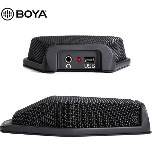 Microfone Boya BY-MC2 condensador cardioide preto